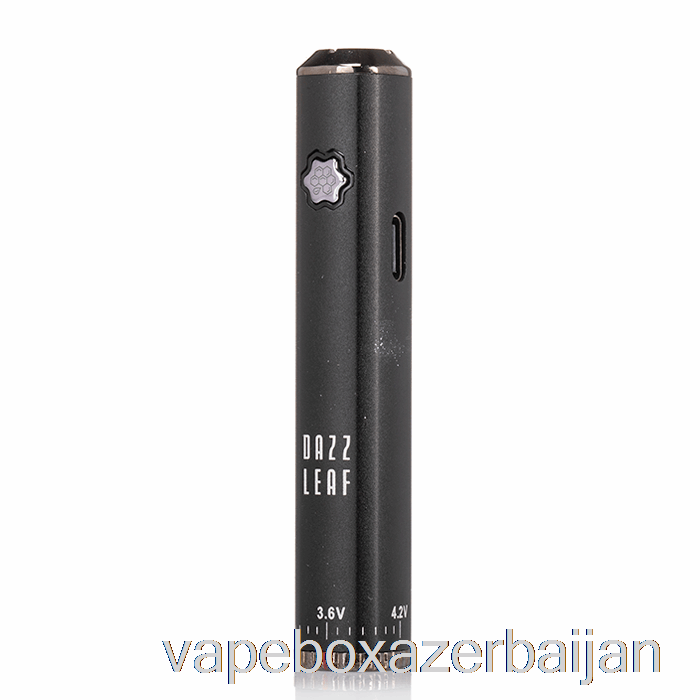 E-Juice Vape DAZZLEAF SQUARii Bottom Twist 510 Battery Black